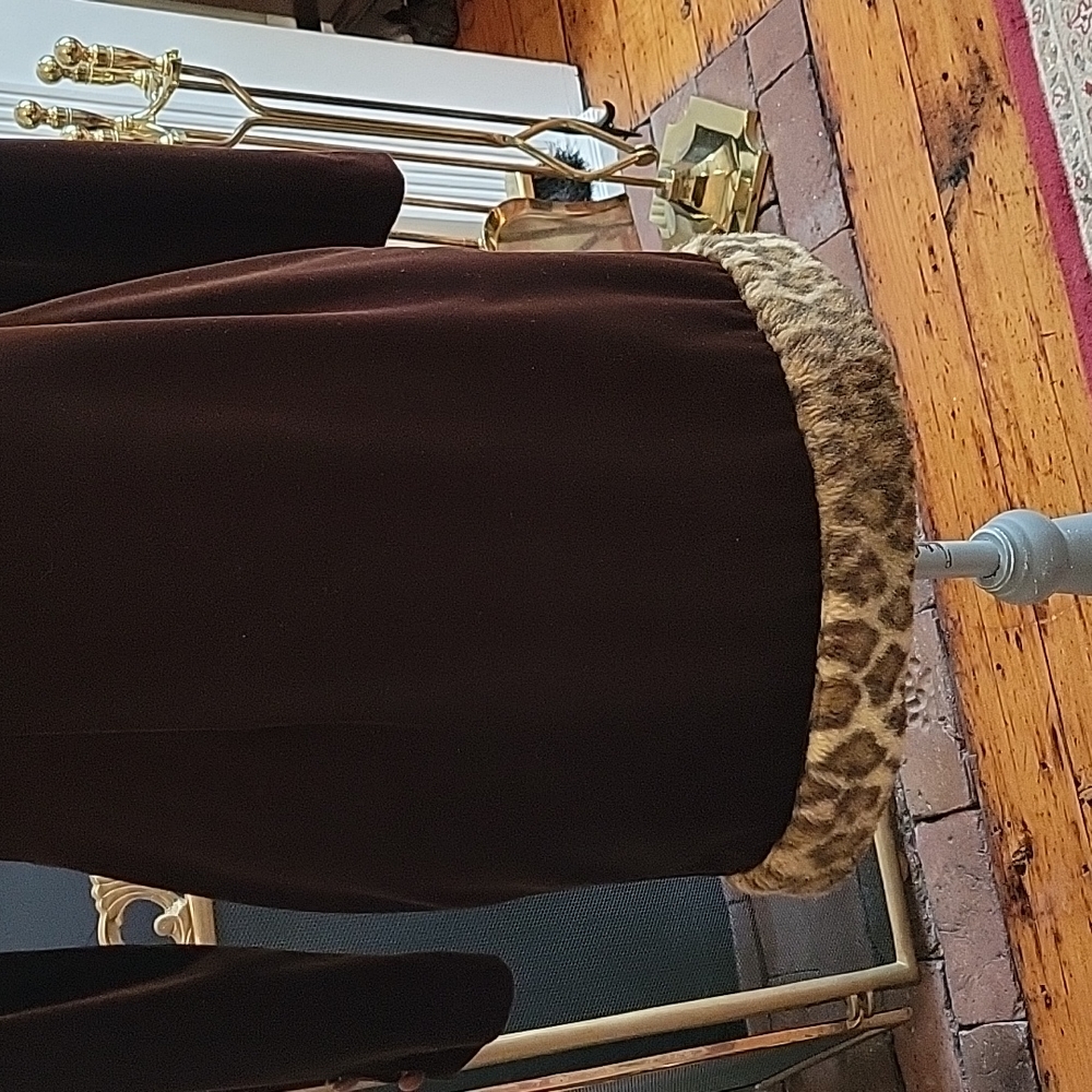Vintage Xanadu Velvet Dress - Picture 3 of 8